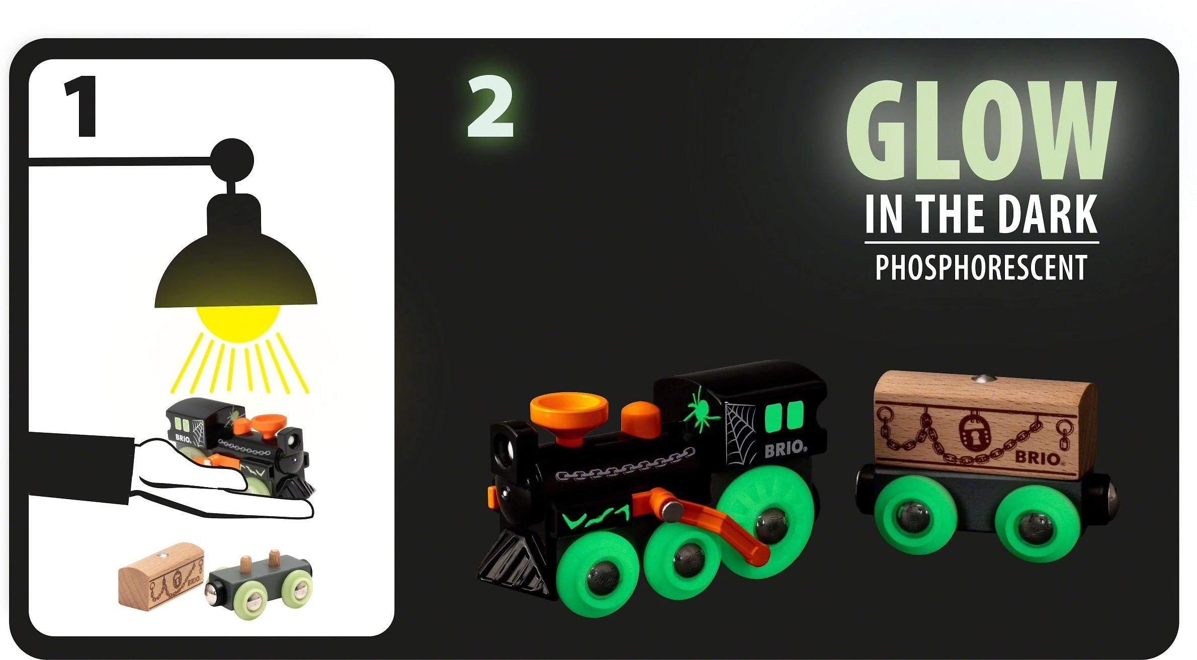 Brio Railway BRIO traukinys Ghost Train, 33986