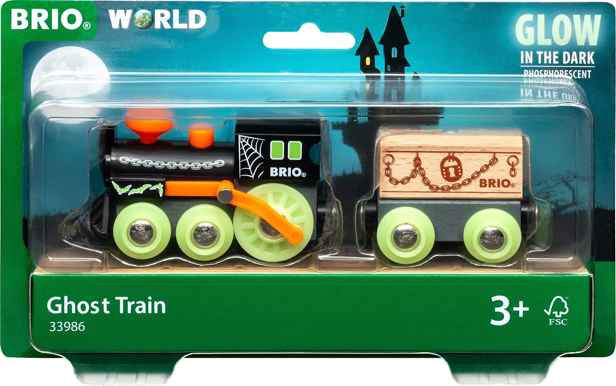 Brio Railway BRIO traukinys Ghost Train, 33986
