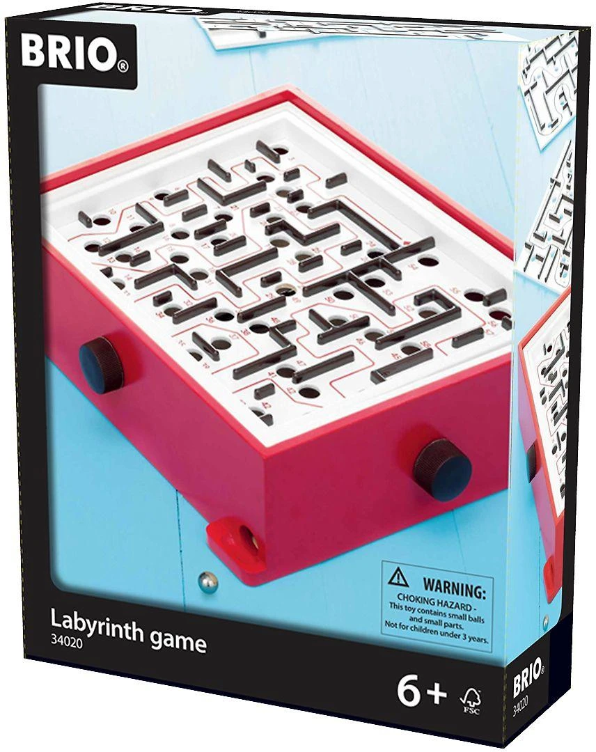Ravensburger BRIO – labirintas, raudonas (34020)