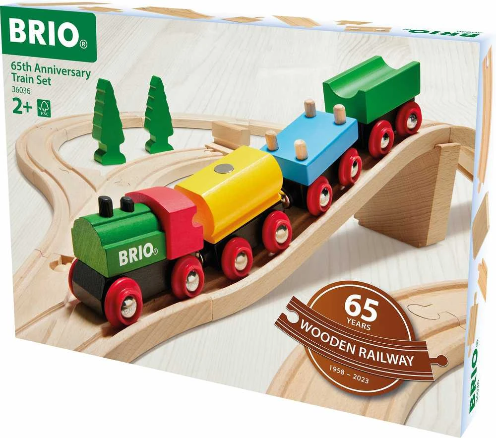 Brio Railway BRIO 65-ių metų jubiliejaus traukinio rinkinys, 36036