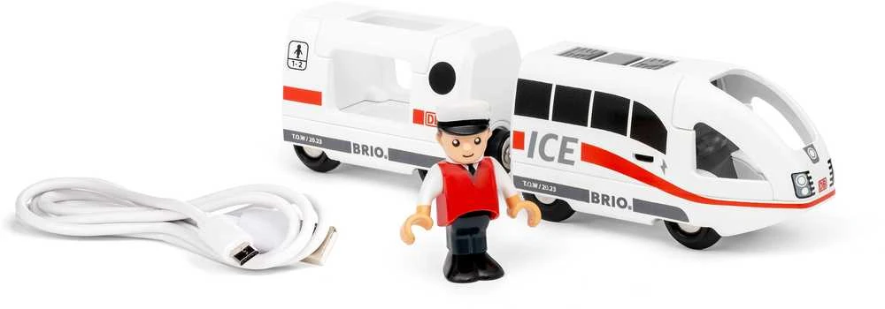 Dėlionė Ravensburger BRIO - ICE įkraunamas traukinys (Pasaulio traukiniai) - (36088)