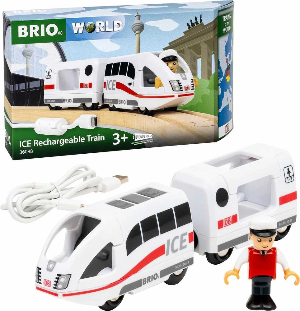 Dėlionė Ravensburger BRIO - ICE įkraunamas traukinys (Pasaulio traukiniai) - (36088)