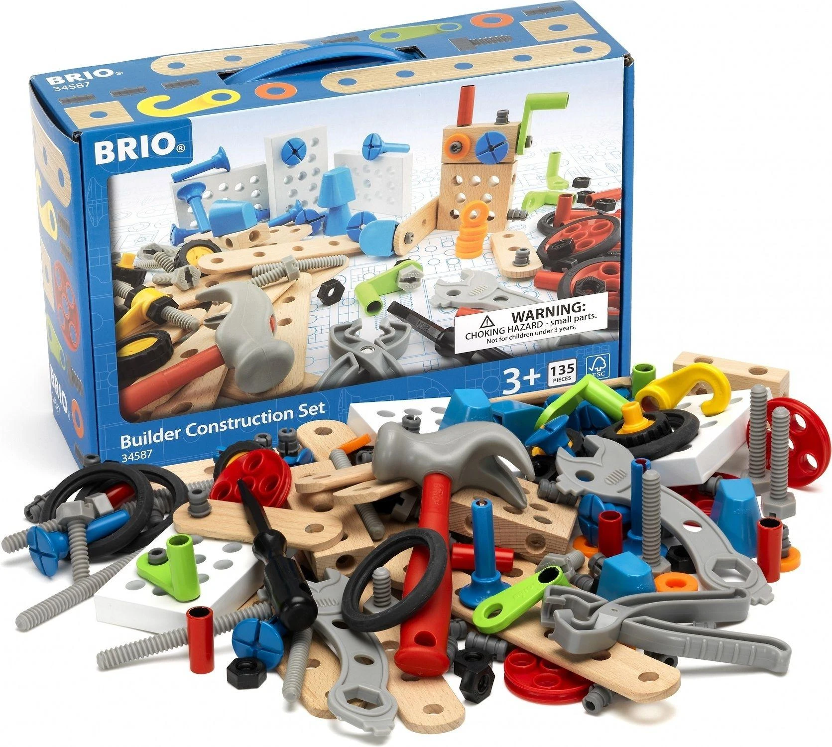 BRIO pradedančiojo statybininko rinkinys #2 Builders 34587