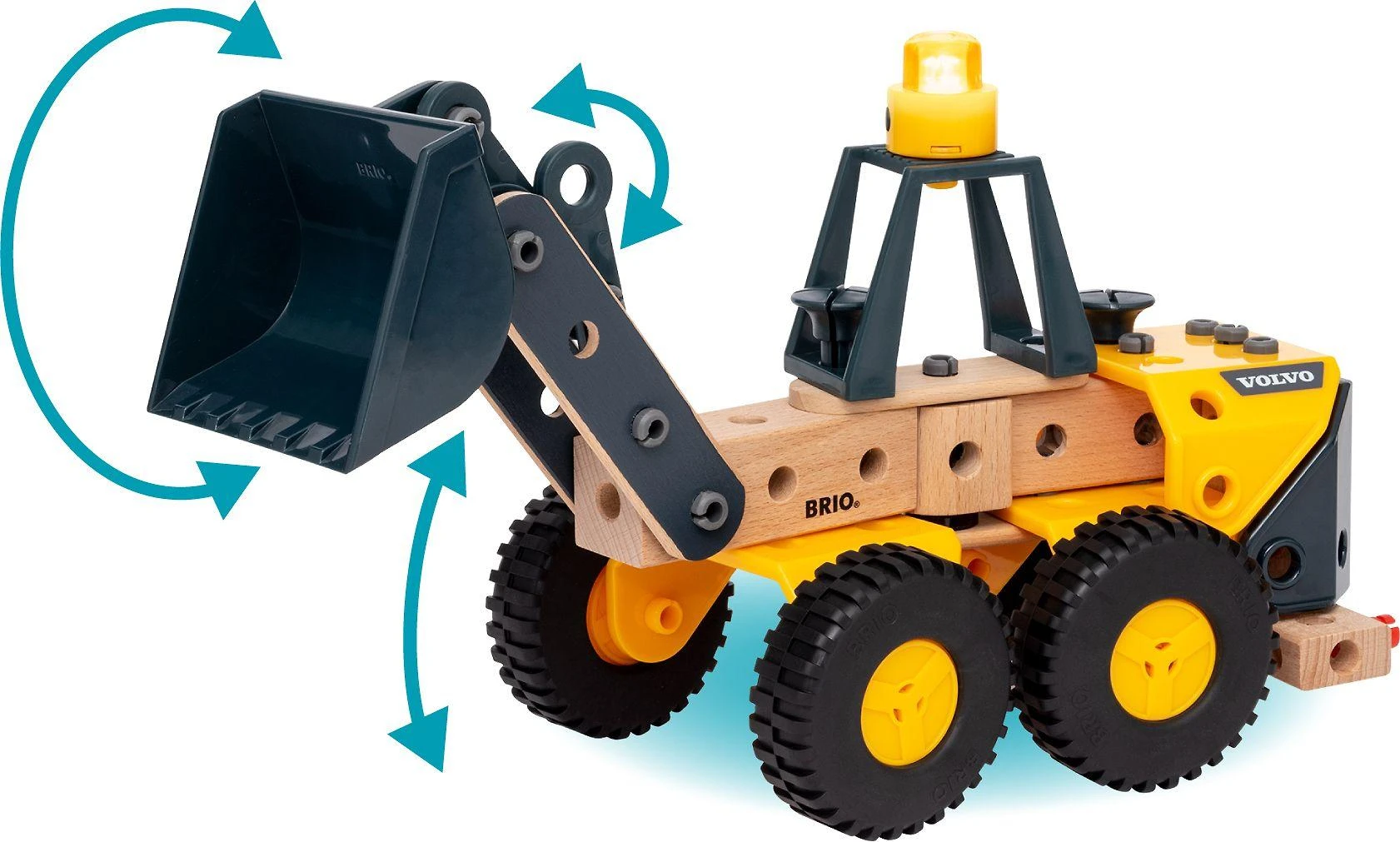 Brio BRIO – Builder Volvo Wheel Loader (34598) /Statybiniai ir statybiniai žaislai