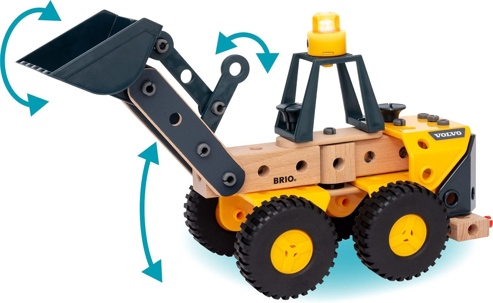 Brio BRIO – Builder Volvo Wheel Loader (34598) /Statybiniai ir statybiniai žaislai