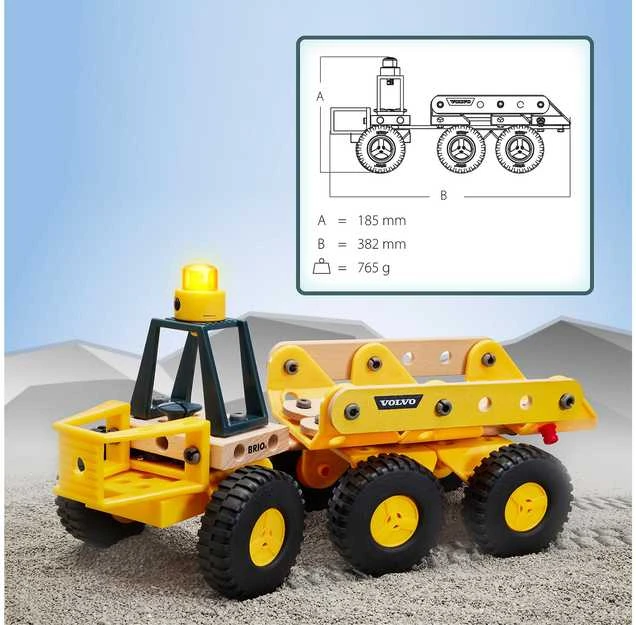 BRIO Builder 34599 - Volvo dump truck | BRIO