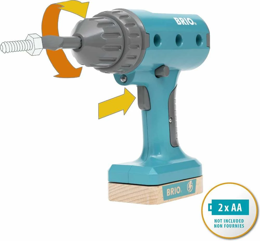 BRIO Builder 34600 - Builder Power Screwdriver | BRIO