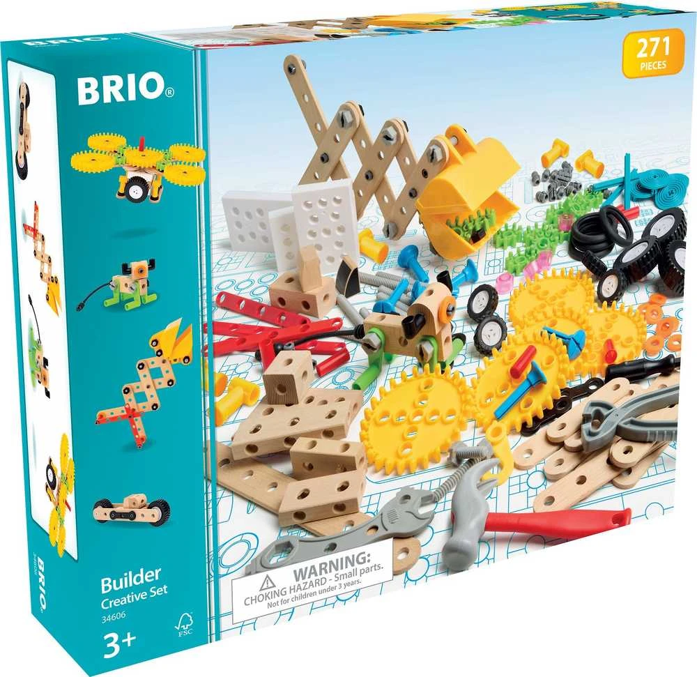 BRIO - Kūrybinis rinkinys statybininkams - (34606)