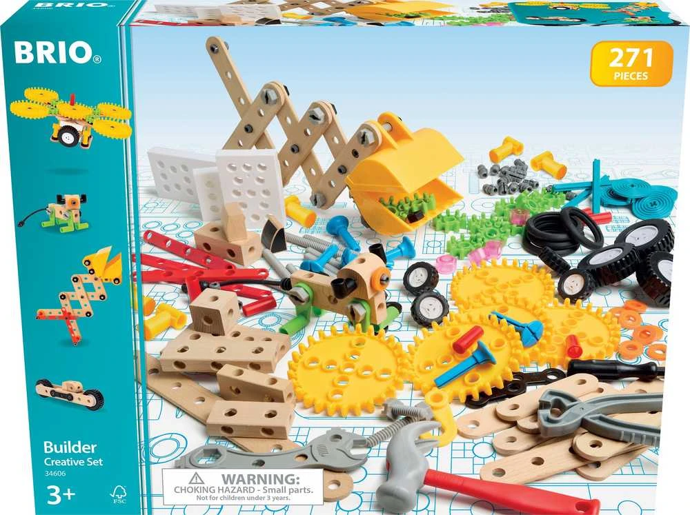 BRIO - Kūrybinis rinkinys statybininkams - (34606)