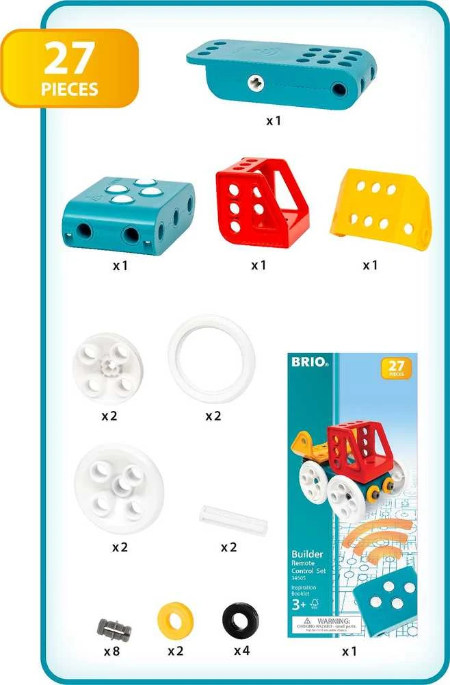 BRIO - Builder nuotolinio valdymo pulto rinkinys - (34605)