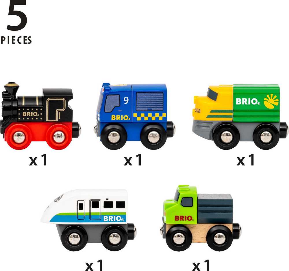 BRIO World 36034 – Minijunat ja ajoneuvot, 1 kpl