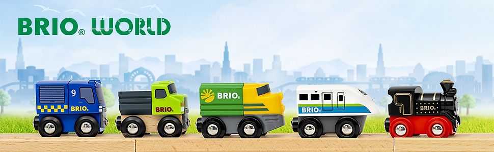 BRIO World 36034 – Minijunat ja ajoneuvot, 1 kpl