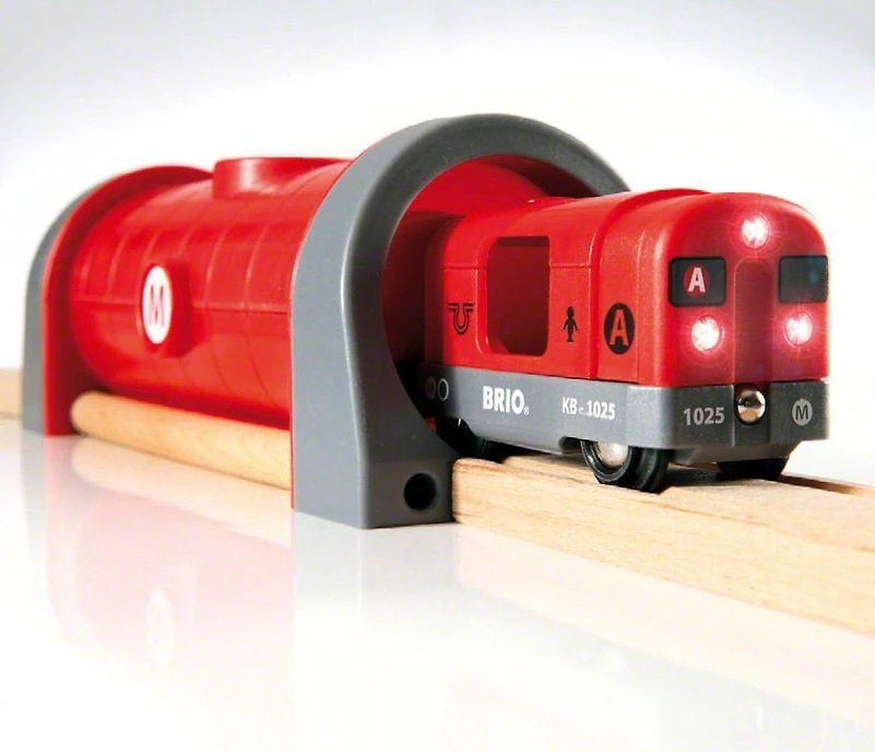 Brio Railway Brio rinkinys su traukinio bėgiais Metro railway, 33513
