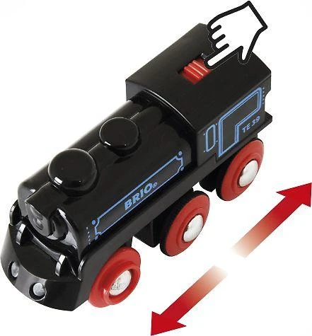 Ravensburger BRIO RAILWAY traukinys su pakraunamu varikliu ir USB kabeliu, 33599