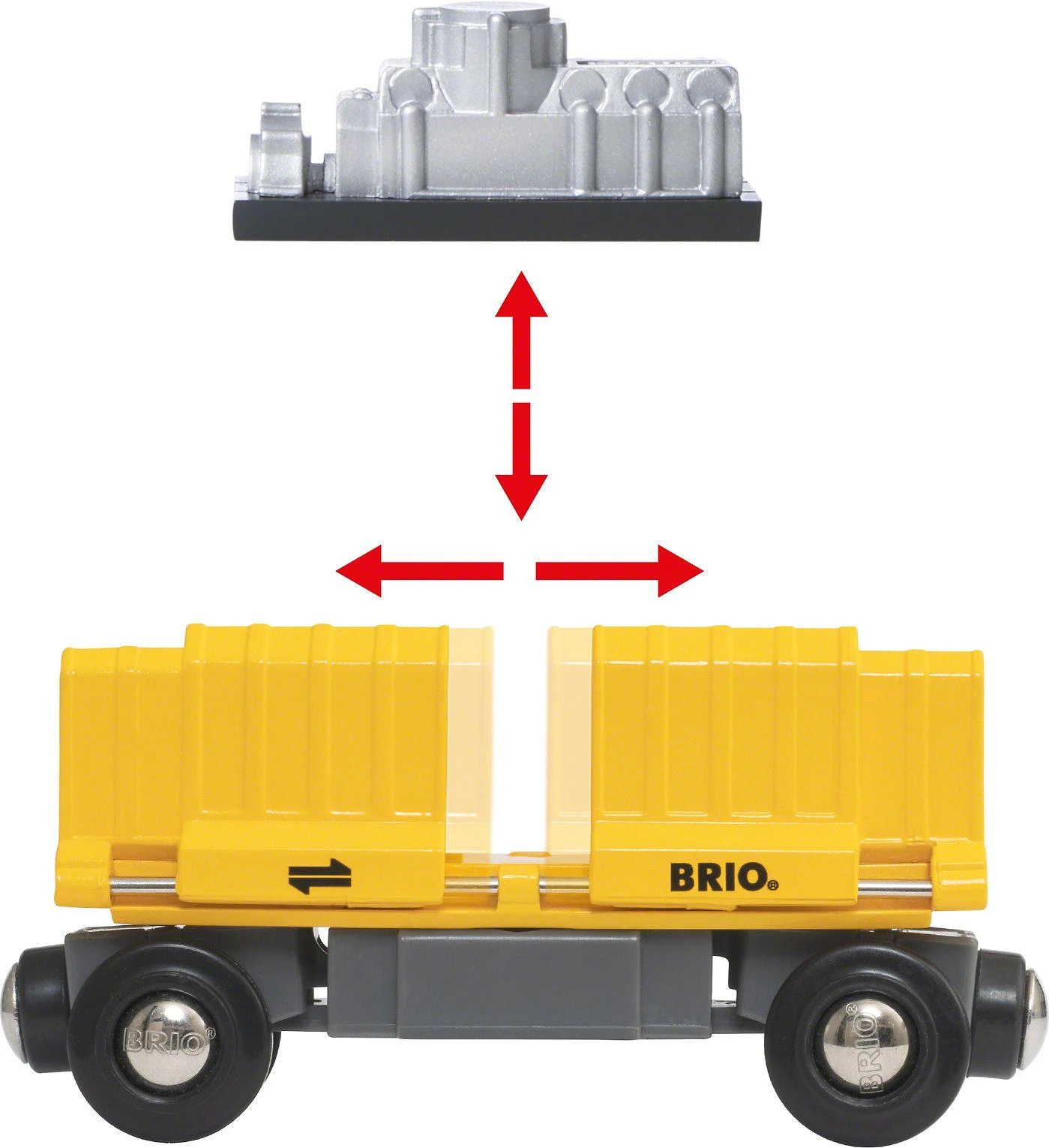 Krovininis traukinys Brio World 33982