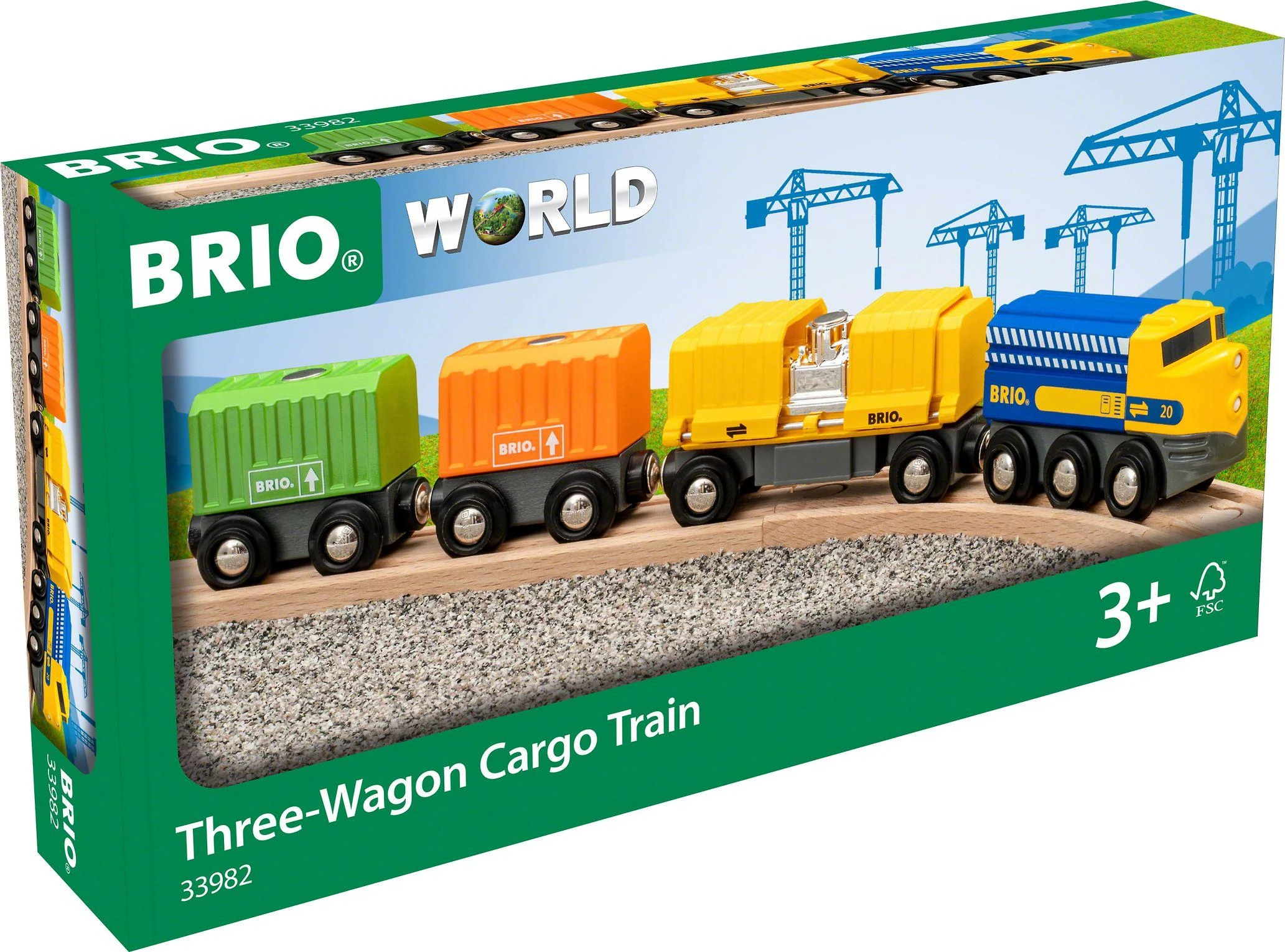 Krovininis traukinys Brio World 33982
