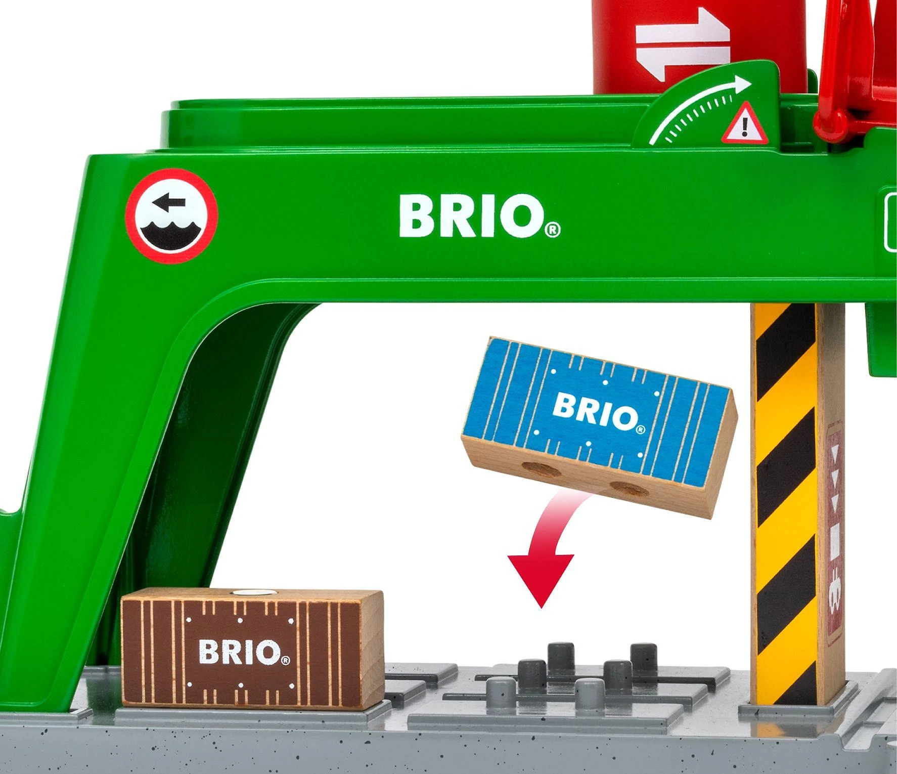 Ravensburger Brio konteinerinis kranas