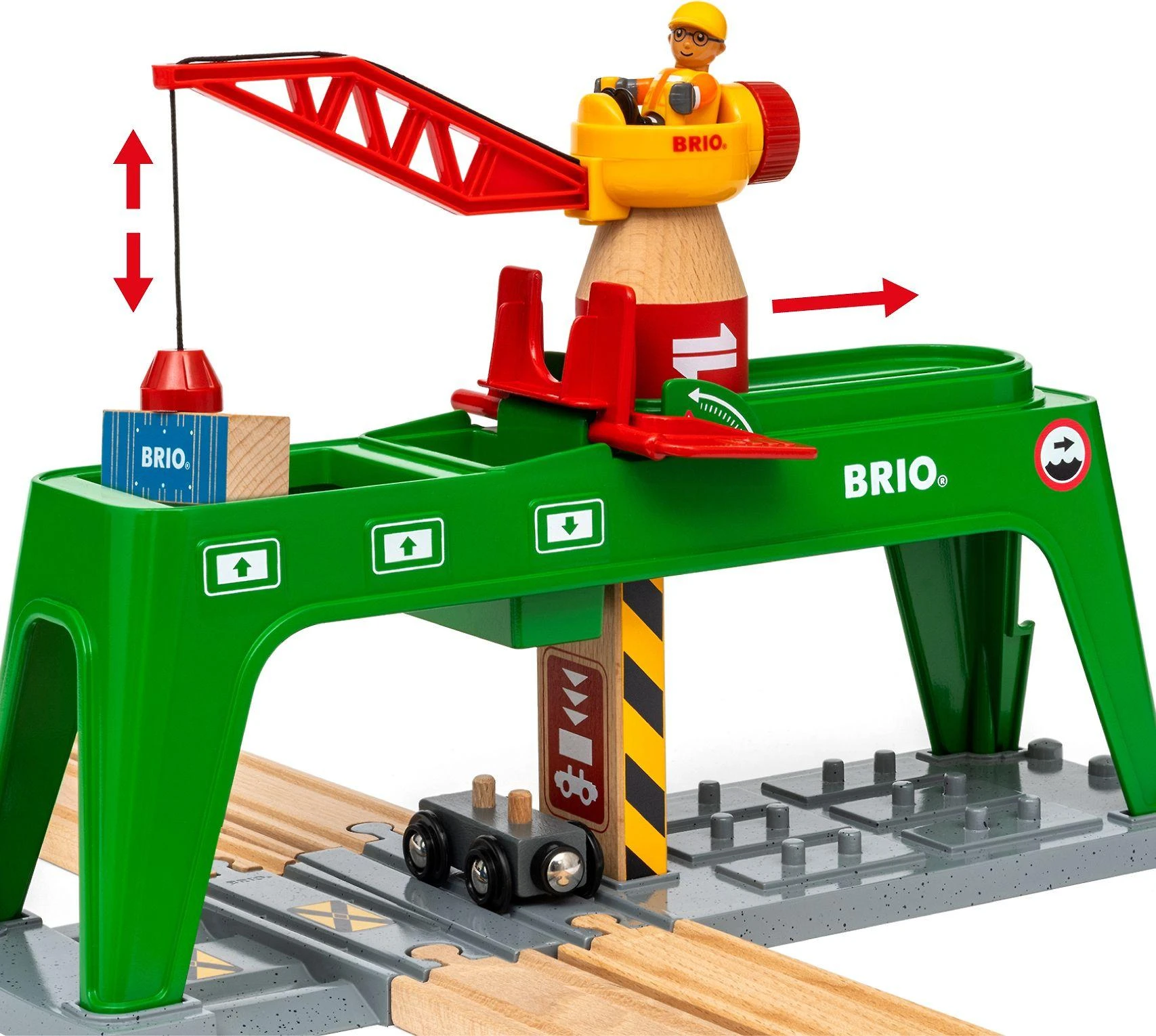 Ravensburger Brio konteinerinis kranas