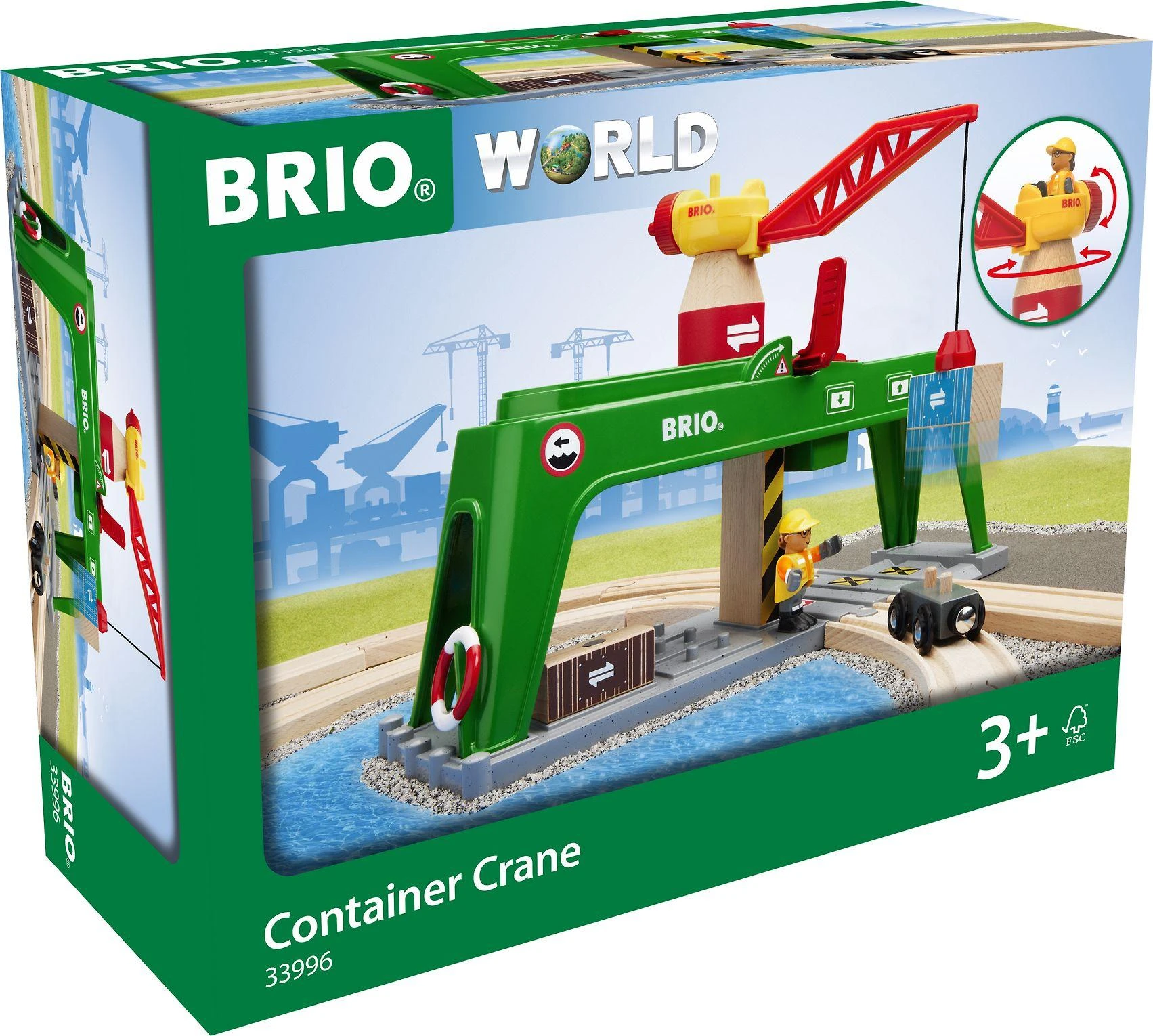 Ravensburger Brio konteinerinis kranas