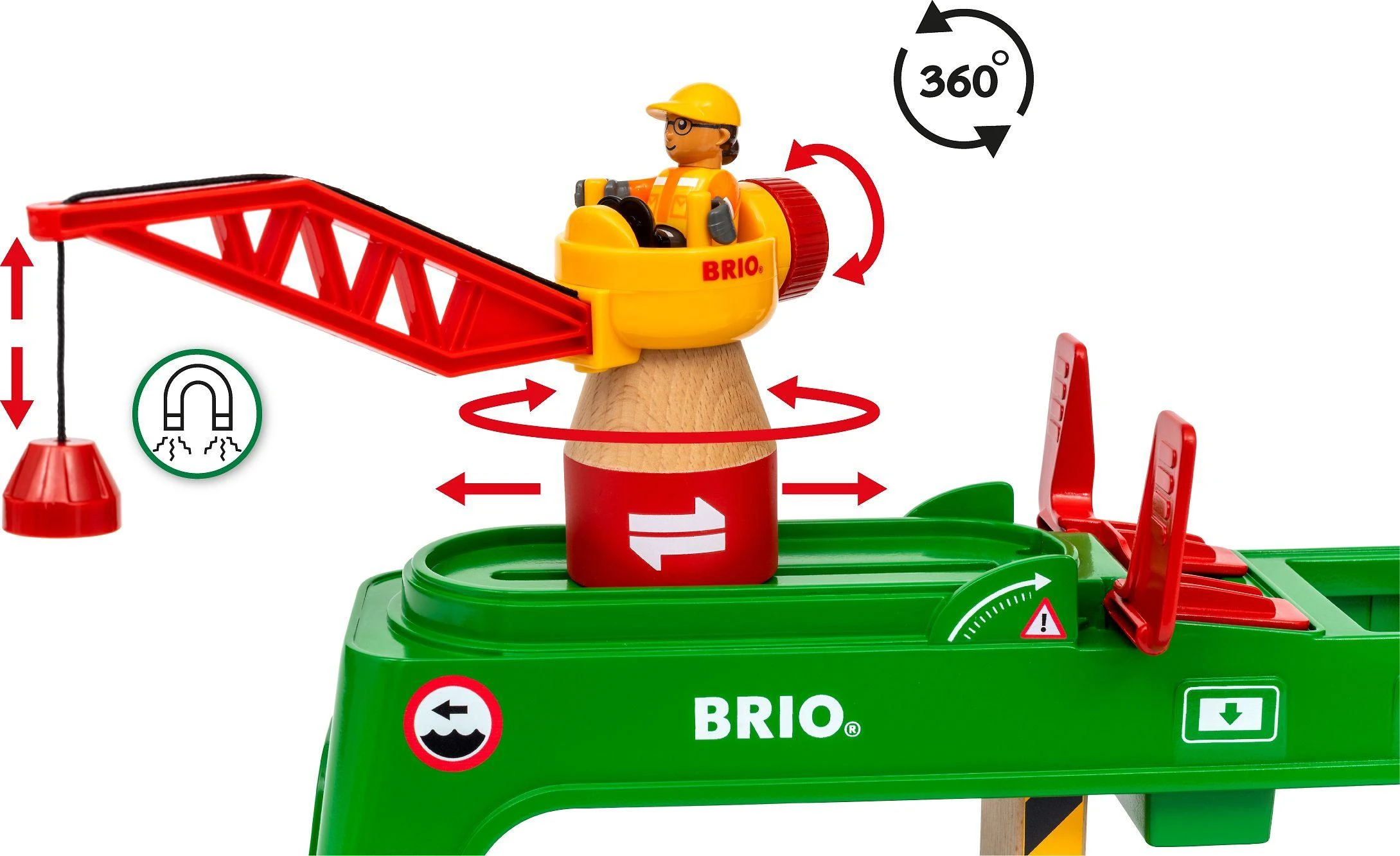 Ravensburger Brio konteinerinis kranas
