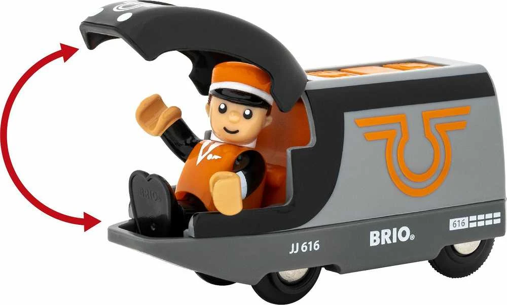 Brio BRIO World oranžinis-juodas passenger train, toy vehicle
