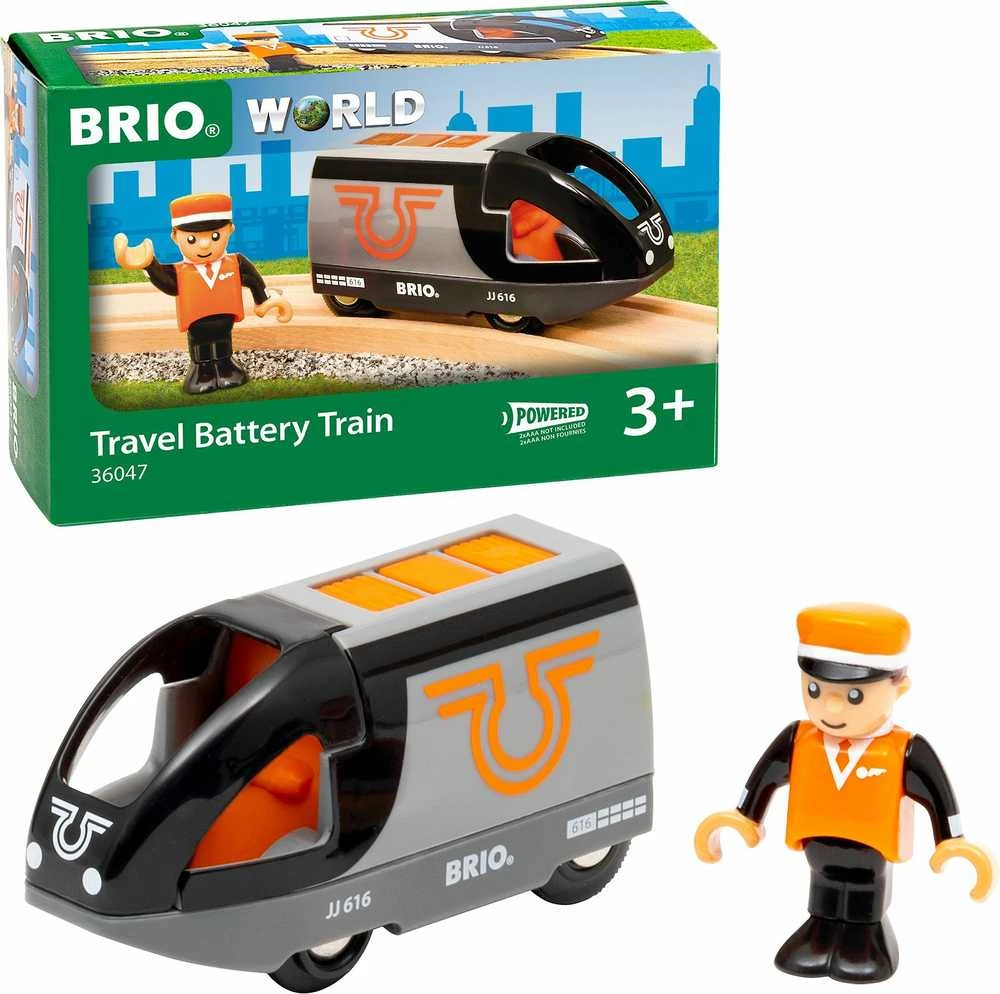 Brio BRIO World oranžinis-juodas passenger train, toy vehicle