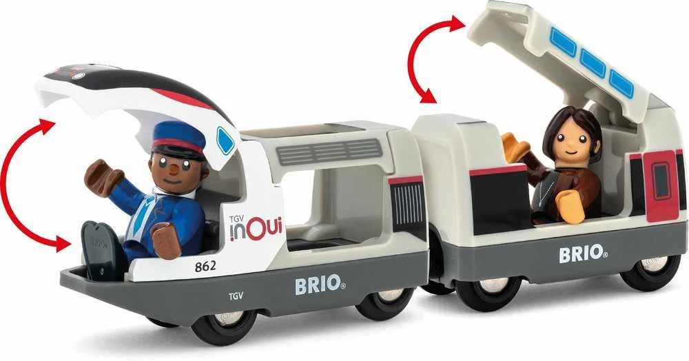 Ravensburger BRIO - TGV greitasis traukinys (Pasaulio traukiniai) - (36087)