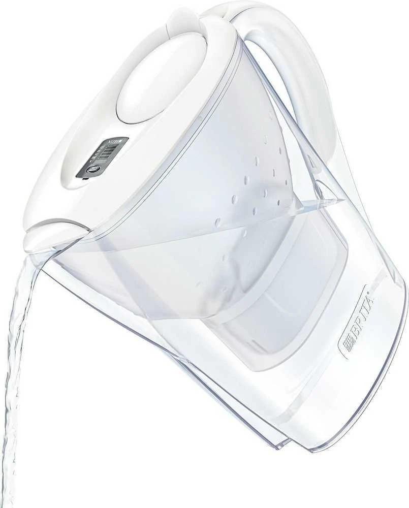 Vandens filtravimo ąsotis BRITA Marella 2.4L, baltas su vandens filtru MAXTRA+ 1 vnt.
