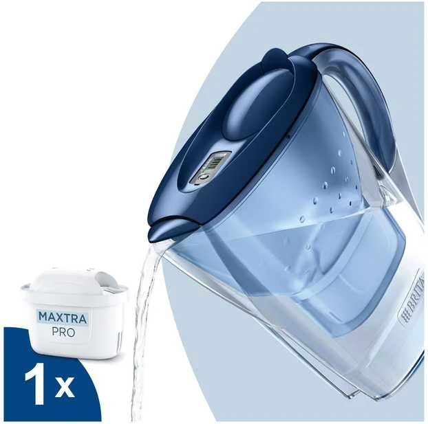Brita Carafe filtro Marella Blanche (2,4 l) komplekte yra 1 Maxtra Pro viskas viename kasetė