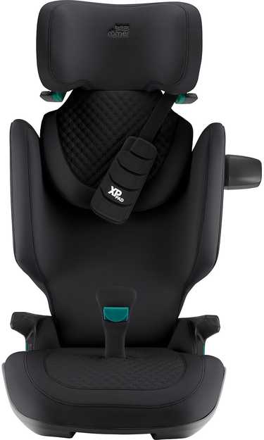 BRITAX RÖMER KIDFIX PRO LUX turvavyöistuin, 100–150 cm, Onyx Juodas
