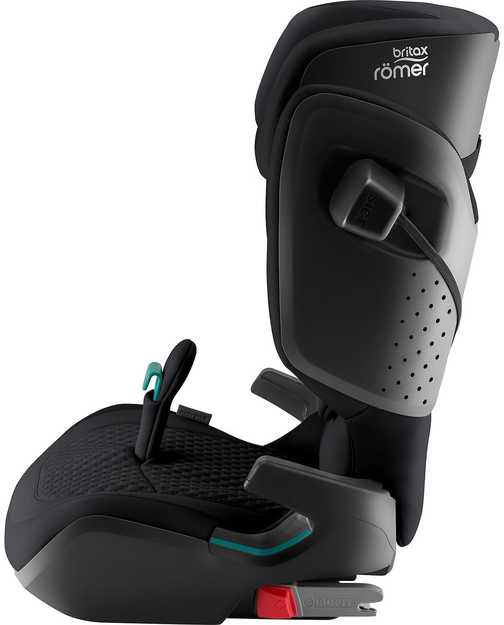 BRITAX RÖMER KIDFIX PRO LUX turvavyöistuin, 100–150 cm, Onyx Juodas