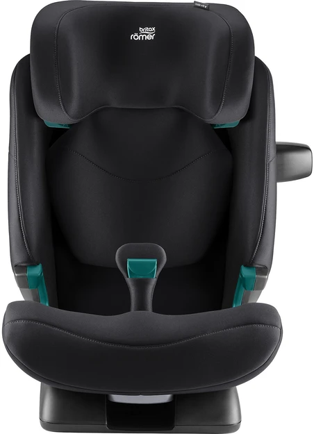 Britax Römer Safefix juoda kėdutė su turkio detalėmis