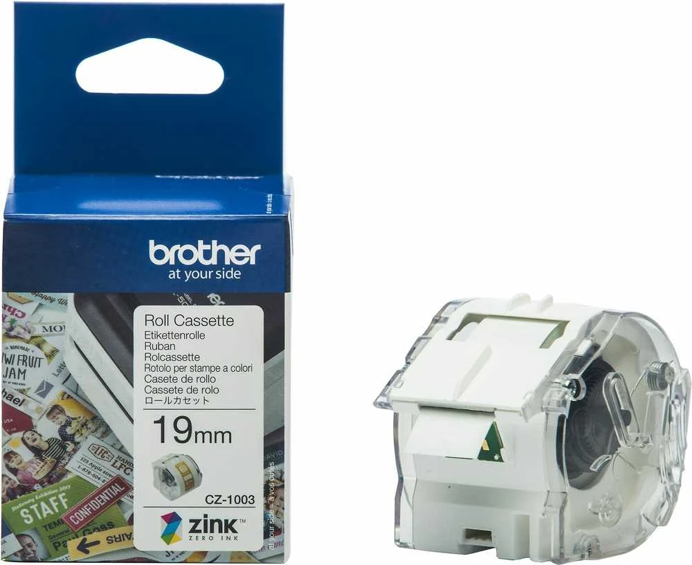 BROTHER CZ1003 spalvota popierinė juosta, 19 mm
