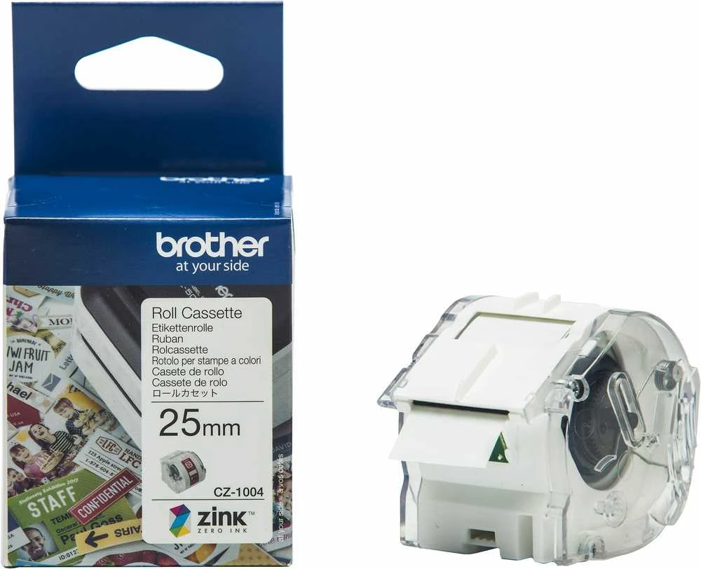 BROTHER CZ1004 spalvota popierinė juosta, 25 mm
