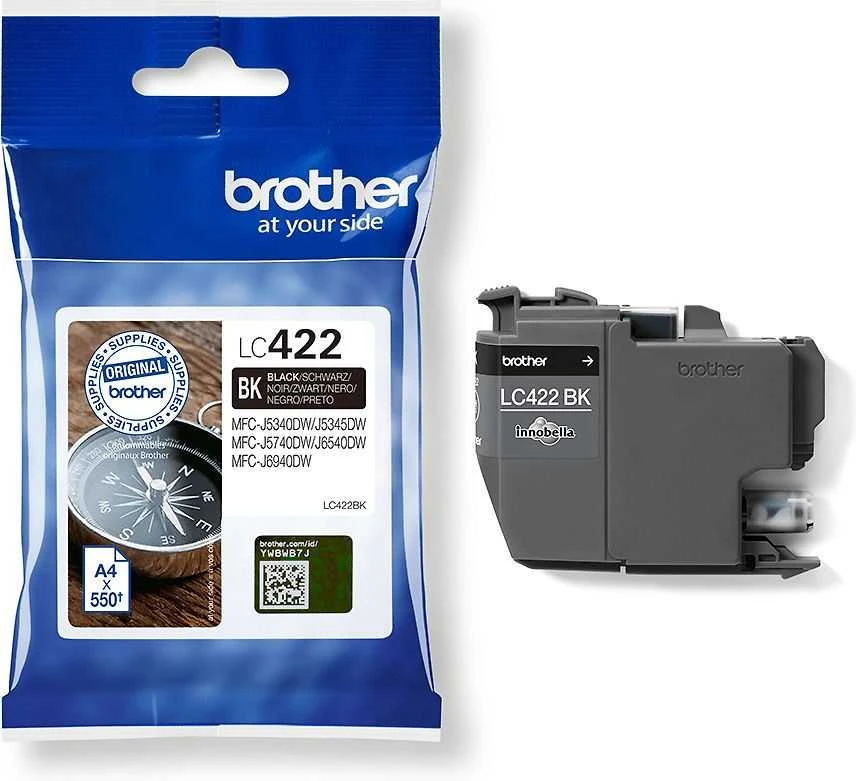 BROTHER LC422BK RAŠALAS, skirtas BH19M/B