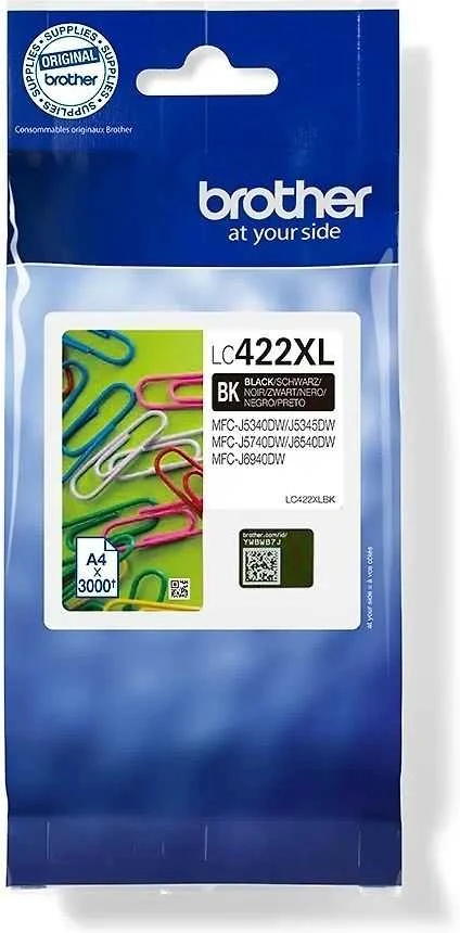 Brother Brolis LC422XLBK | Rašalo kasetė | Juodas