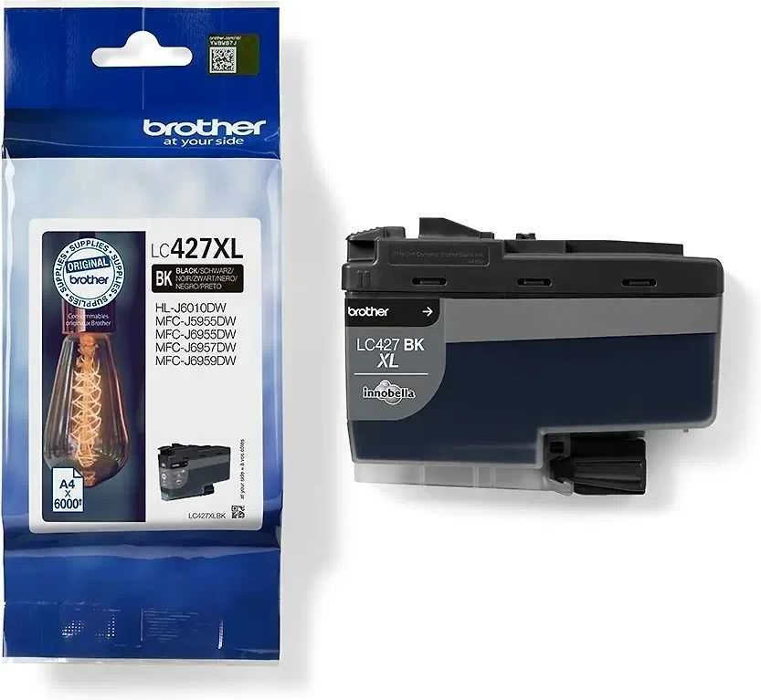 BROTHER LC427XLBK Juodas, 6,000 PAGES
