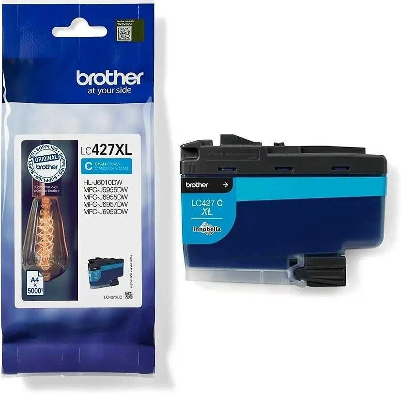 BROTHER LC427XLC CYAN, 5,000 PAGES