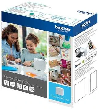 BROTHER PT-P710BTH CUBE PLUS, LABEL THERMO Spausdintuvas PORTABLE, USB, BT (Baltas)