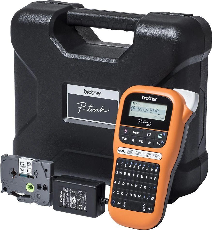 Brother PTE110VP | Thermal | Label Spausdintuvas | Oranžinis