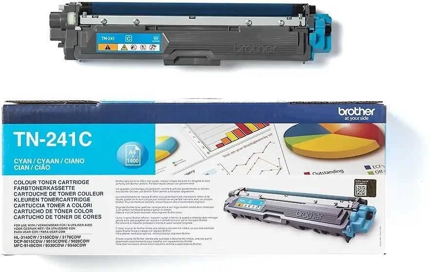 BROTHER TN-241C TONERIS CYAN 1400P