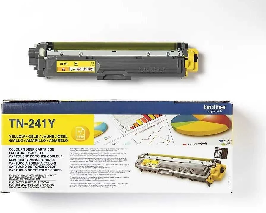 BROTHER TN-241Y TONER Geltonas 1400P