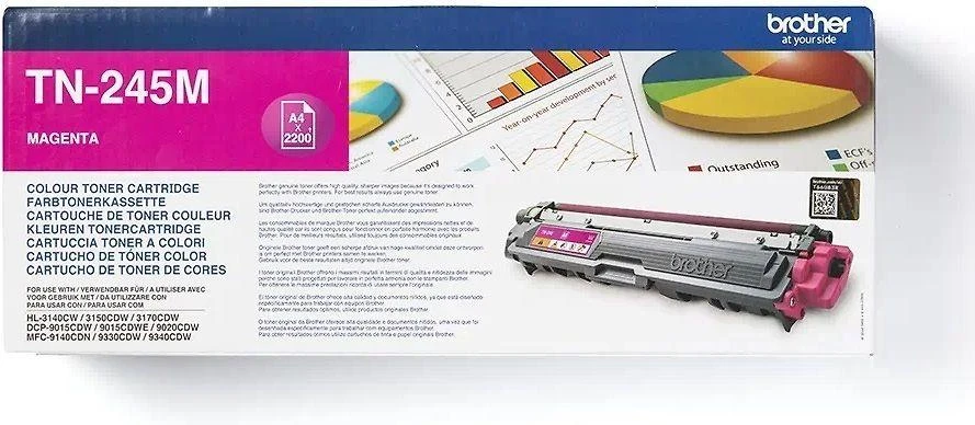 BROTHER TN-245M TONER HIGH MAGENTA 2200P