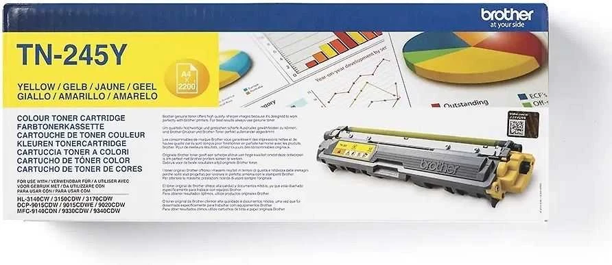 BROTHER TN-245Y TONER HIGH Geltonas 2200P