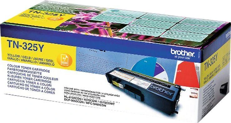 BROTHER TN-325Y TONER HIGH Geltonas 3500P