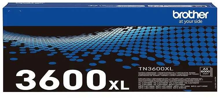 Brother TN-3600XL Genuine High Yield Toneris Cartridge, Juodas | Brother Toneris cartridge | Juodas