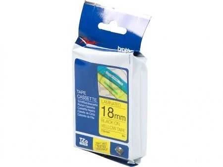 Brother | TZe-641 Laminated Tape | Juodas On Geltona | TZe | 8 m | 1.8 cm