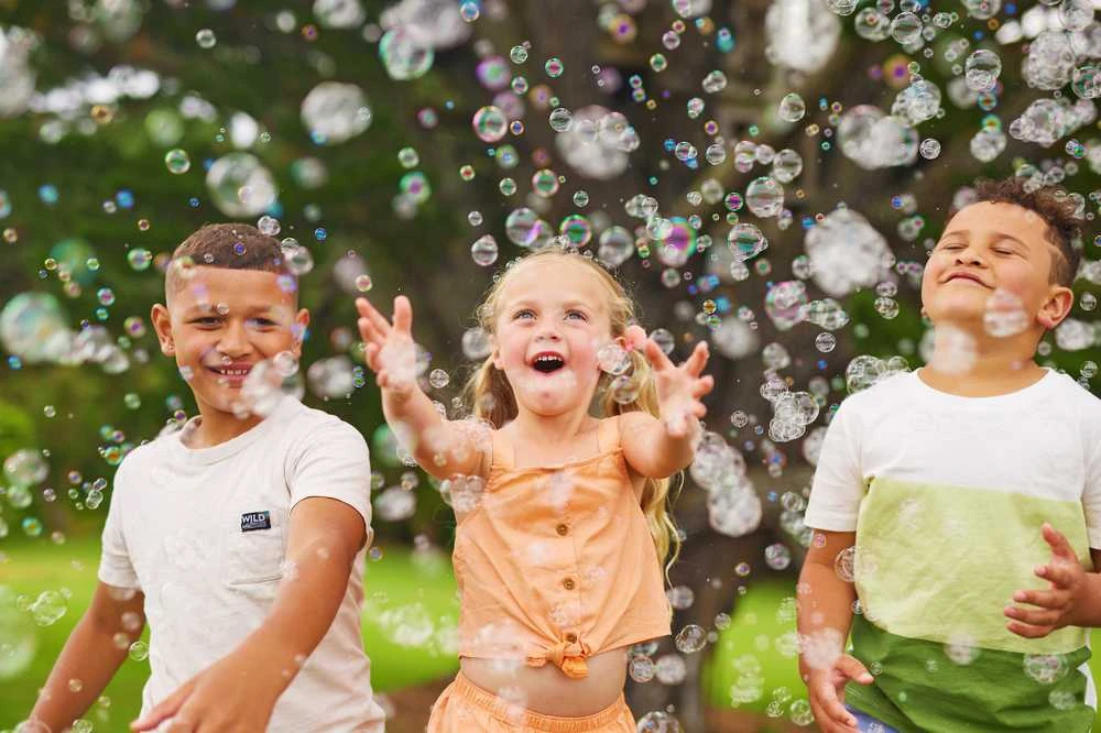 Bunch O Bubbles BUBBLE WOW WOW A BUBBLE Didelis burbulų šautuvas