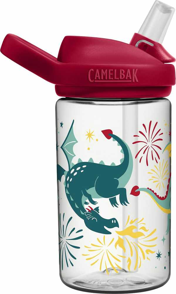 Camelbak Eddy+ Kids Bottle 0,4L – fejerverkų drakonas LE
