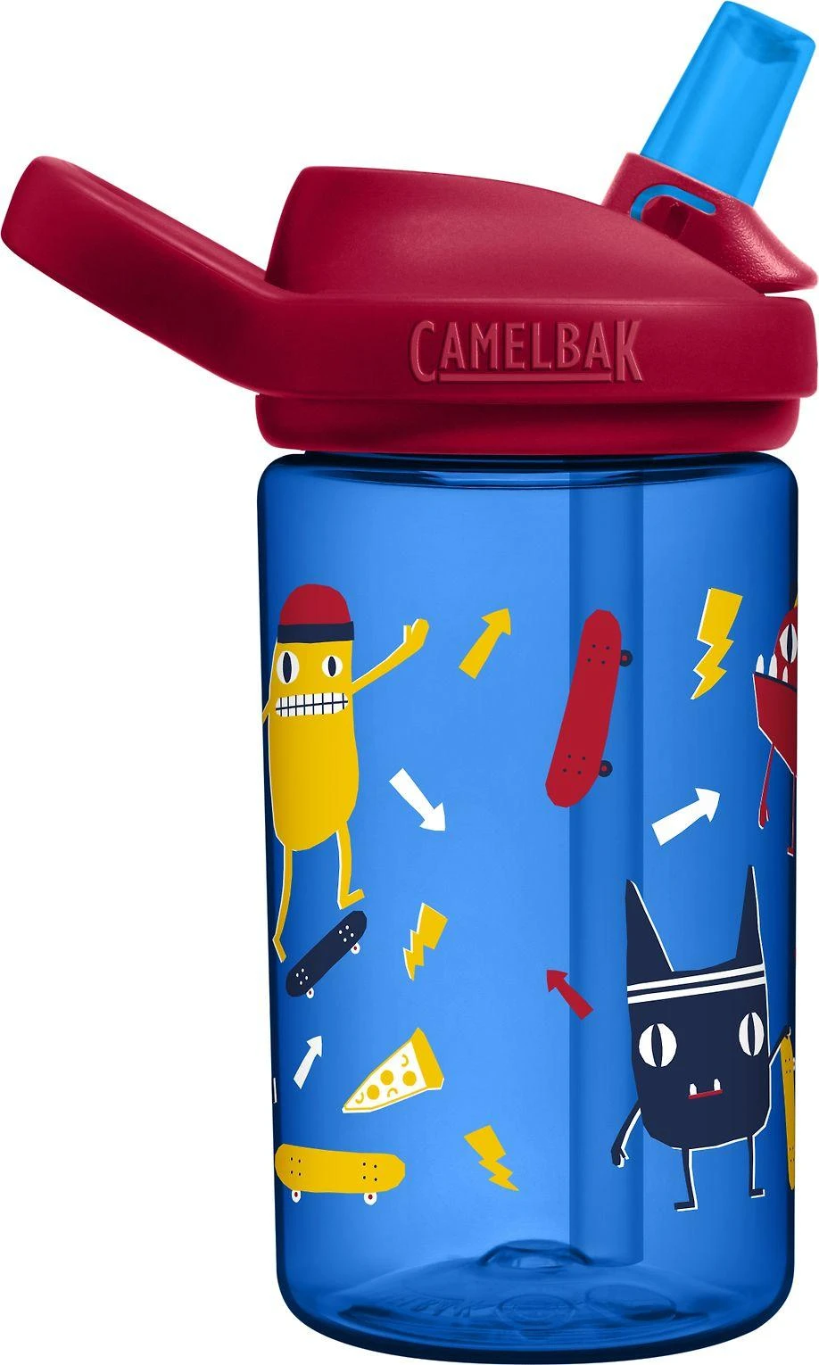 JAV CamelBak Eddy+ kids 0.4 L skate monsters gertuvė